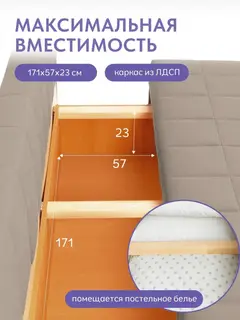 Диван Вентура люкс бежевый велюр — фото 8