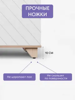 Комод Стокгольм белый — фото 4