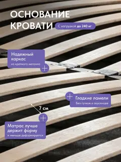 Кровать Брэнда 180x200, 213×189×110 см — фото 2
