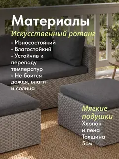 Набор садовой мебели Флорант гранит — фото 4