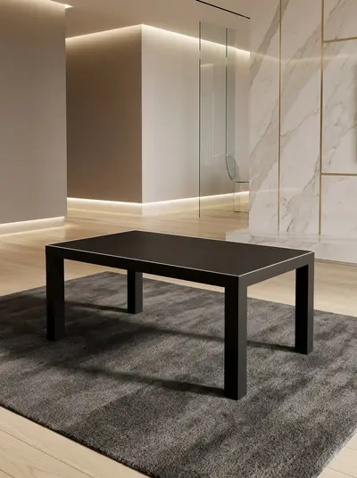 Стол кофейный 55×90 черный