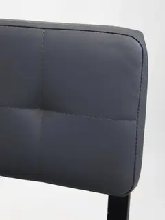 Стул Паркер Барный 3 Софт серый экокожа — фото 6