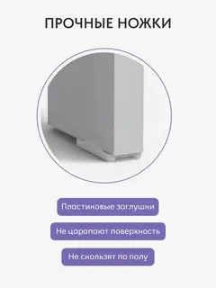 Стул Кантри с подушкой серый рогожка — фото 6