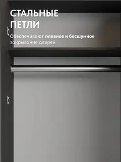 Норд Шкаф 2-х ств.(800) с ящиками (Графит, Графит) — фото 7