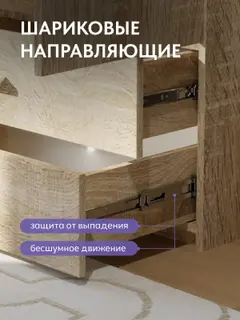 Шкаф для одежды Селла-2 дуб сонома напольный распашной — фото 4