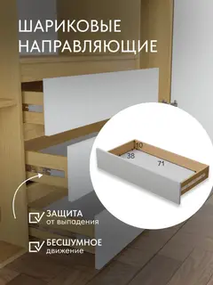 Шкаф Клауд дуб золотой — фото 6
