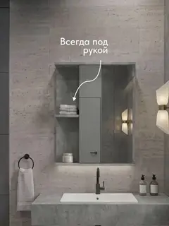 Шкаф Арина бетон — фото 2