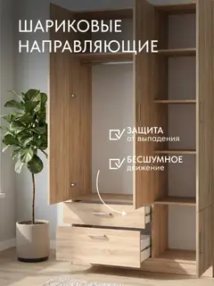 Шкаф Баум 14.24 дуб сонома — фото 4