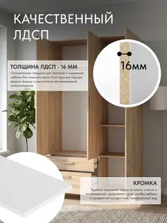 Шкаф Баум 14.24 дуб сонома — фото 7
