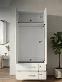 Шкаф Баум с ящиками 5.011 белый