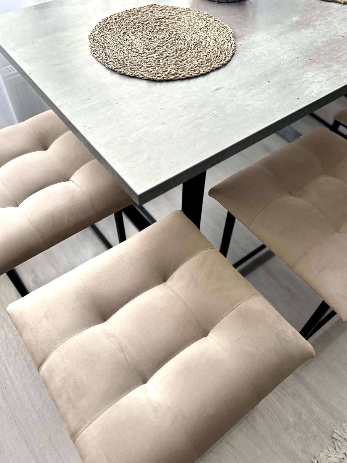 Пуф "Трансформер 5 в 1" 50х50х53 см, велюр бежевый, Divan24 в цвете Мокко (бежевый) - вид 8 | Артикул: 63000184