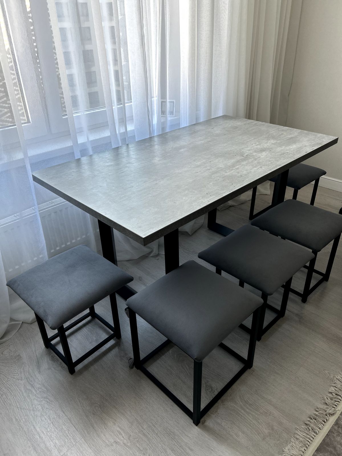 Пуф "Трансформер 5 в 1" 45x45x43 см, велюр серый, Divan24 в цвете Серый - вид 6 | Артикул: 63000440