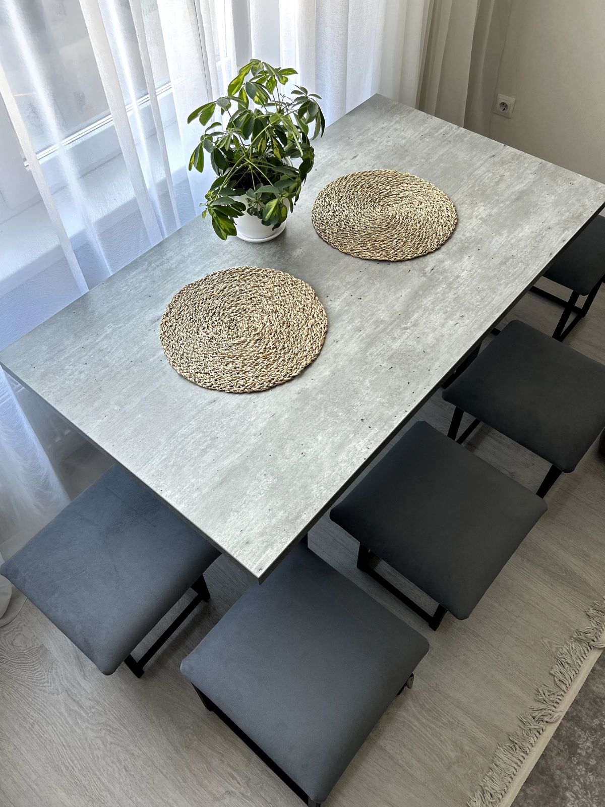 Пуф "Трансформер 5 в 1" 45x45x43 см, велюр серый, Divan24 в цвете Серый - вид 8 | Артикул: 63000440