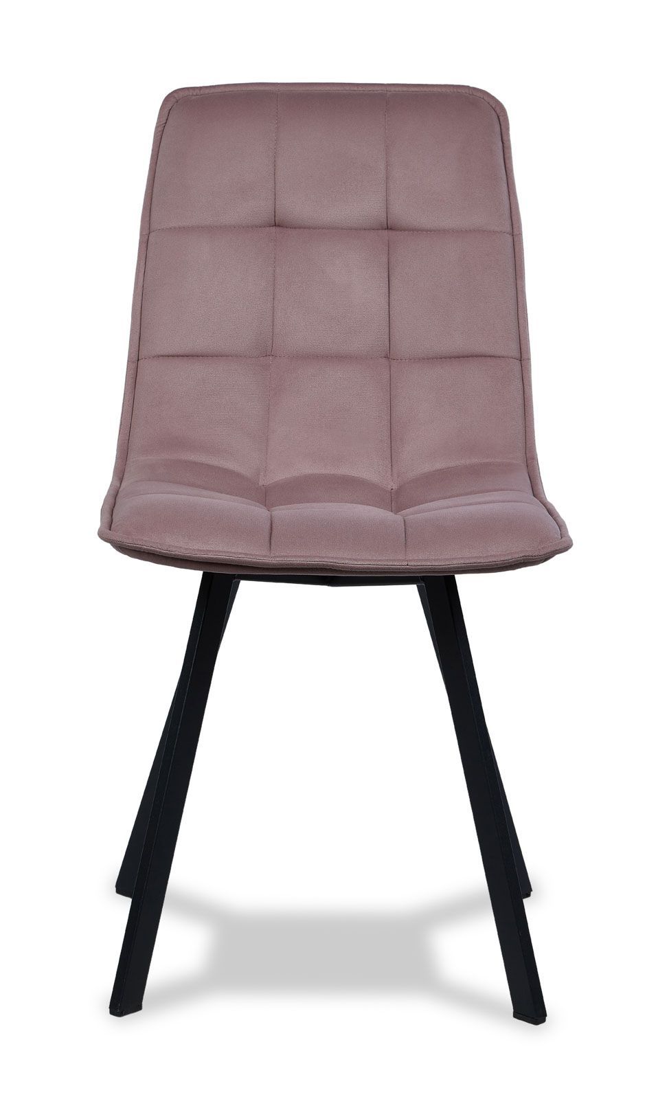 Комплект стульев "Роли", 2 шт, серо-розовый велюр, Divan24 — дополнительное фото