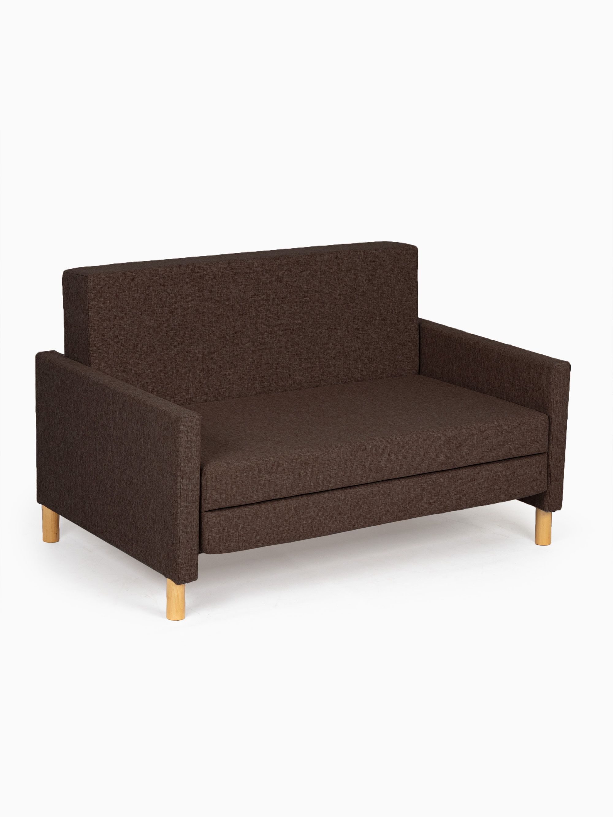 Диван-кровать "Этра" кофейный раскладной рогожка двуспальный Divan24 в цвете Кофейный (коричневый) - вид 10 | Артикул: 77400270