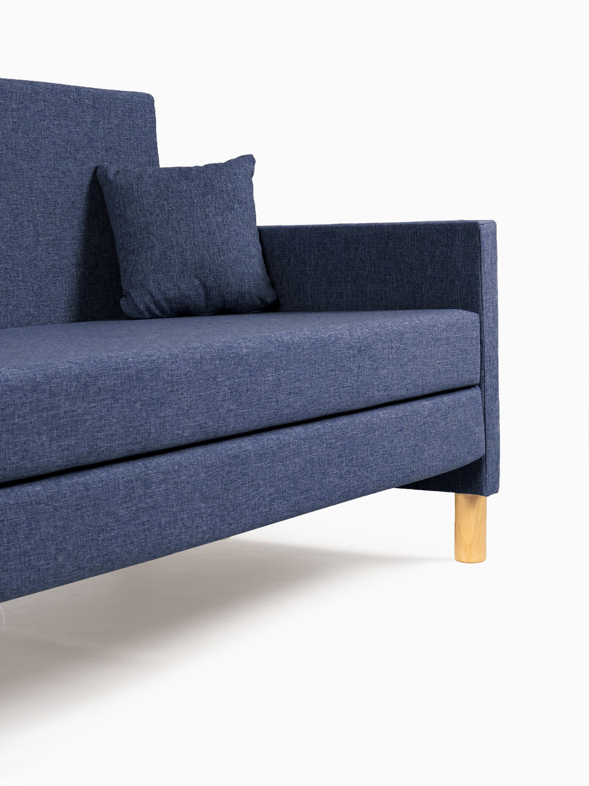 Диван-кровать "Этра" синий раскладной рогожка двуспальный Divan24 в цвете Синий - вид 6 | Артикул: 77400271