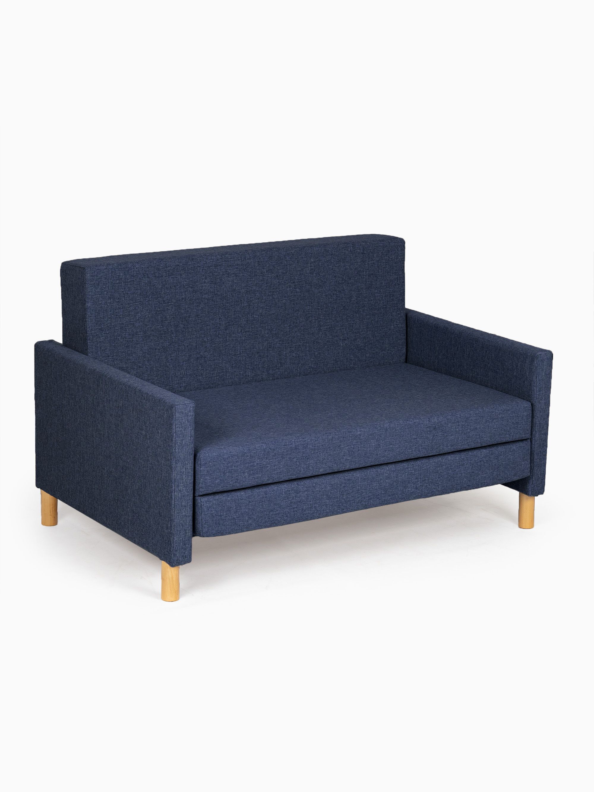 Диван-кровать "Этра" синий раскладной рогожка двуспальный Divan24 в цвете Синий - вид 10 | Артикул: 77400271