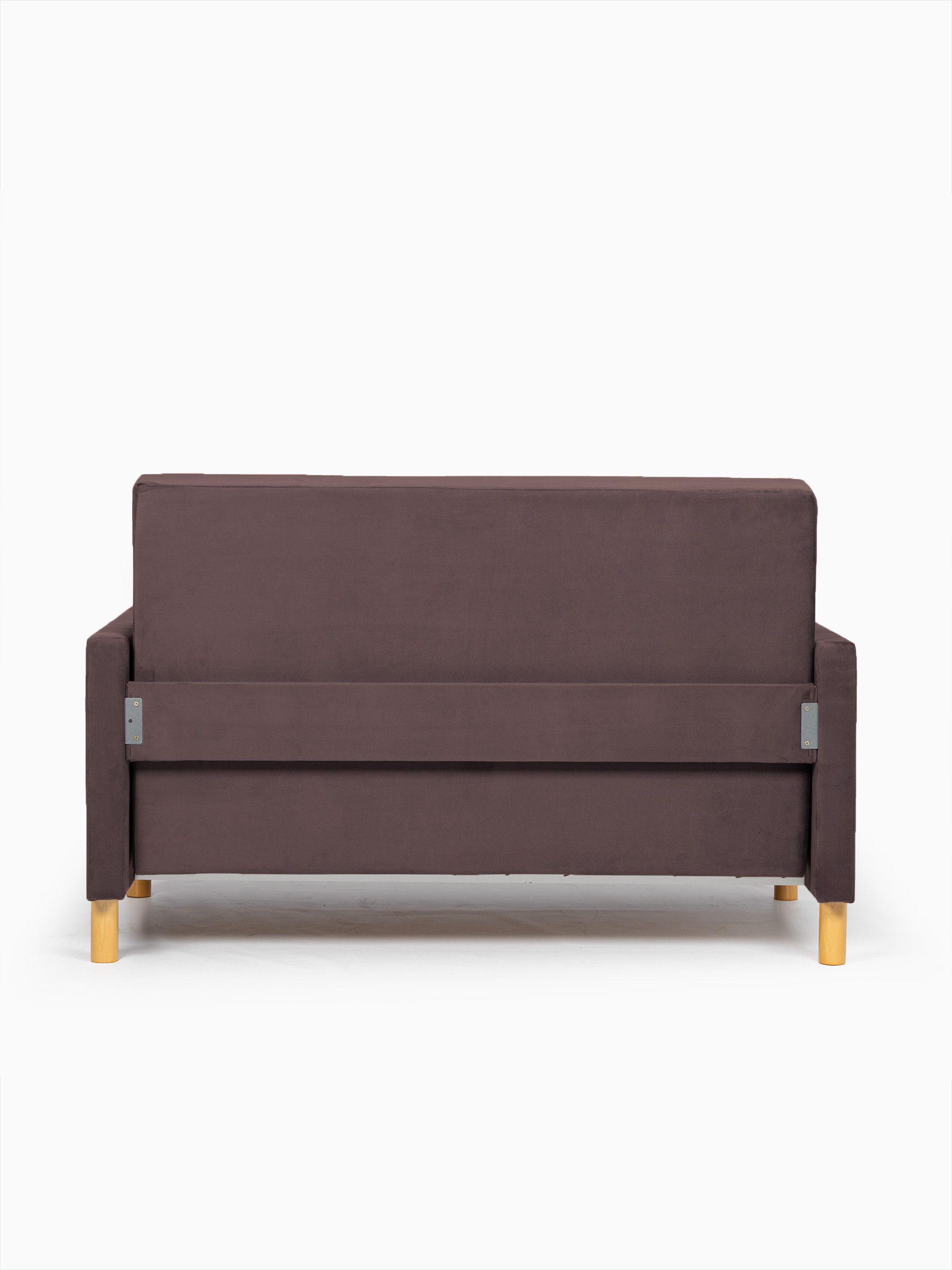 Диван-кровать "Этра" шоколадный раскладной велюр двуспальный Divan24 в цвете Шоколадный (коричневый) - вид 4 | Артикул: 77400405