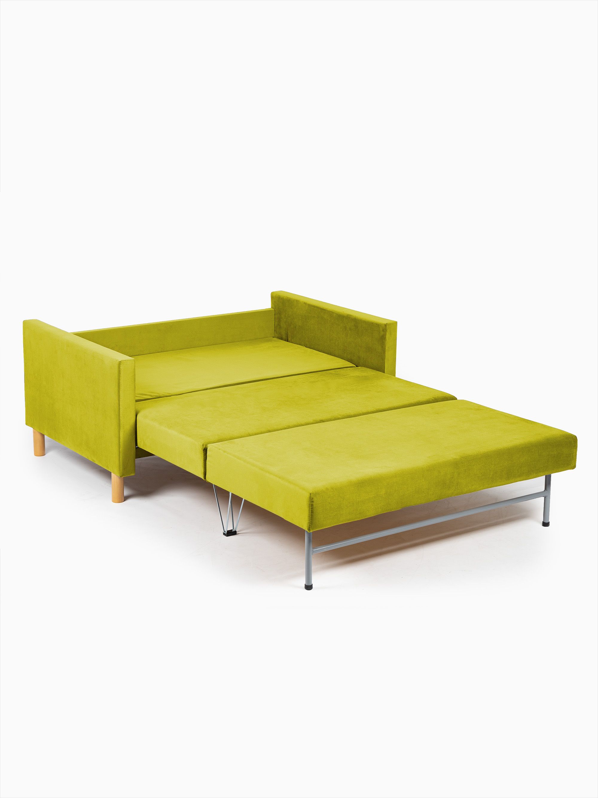 Диван-кровать "Этра" горчичный раскладной велюр двуспальный Divan24 в цвете Горчичный (желтый) - вид 11 | Артикул: 77400407