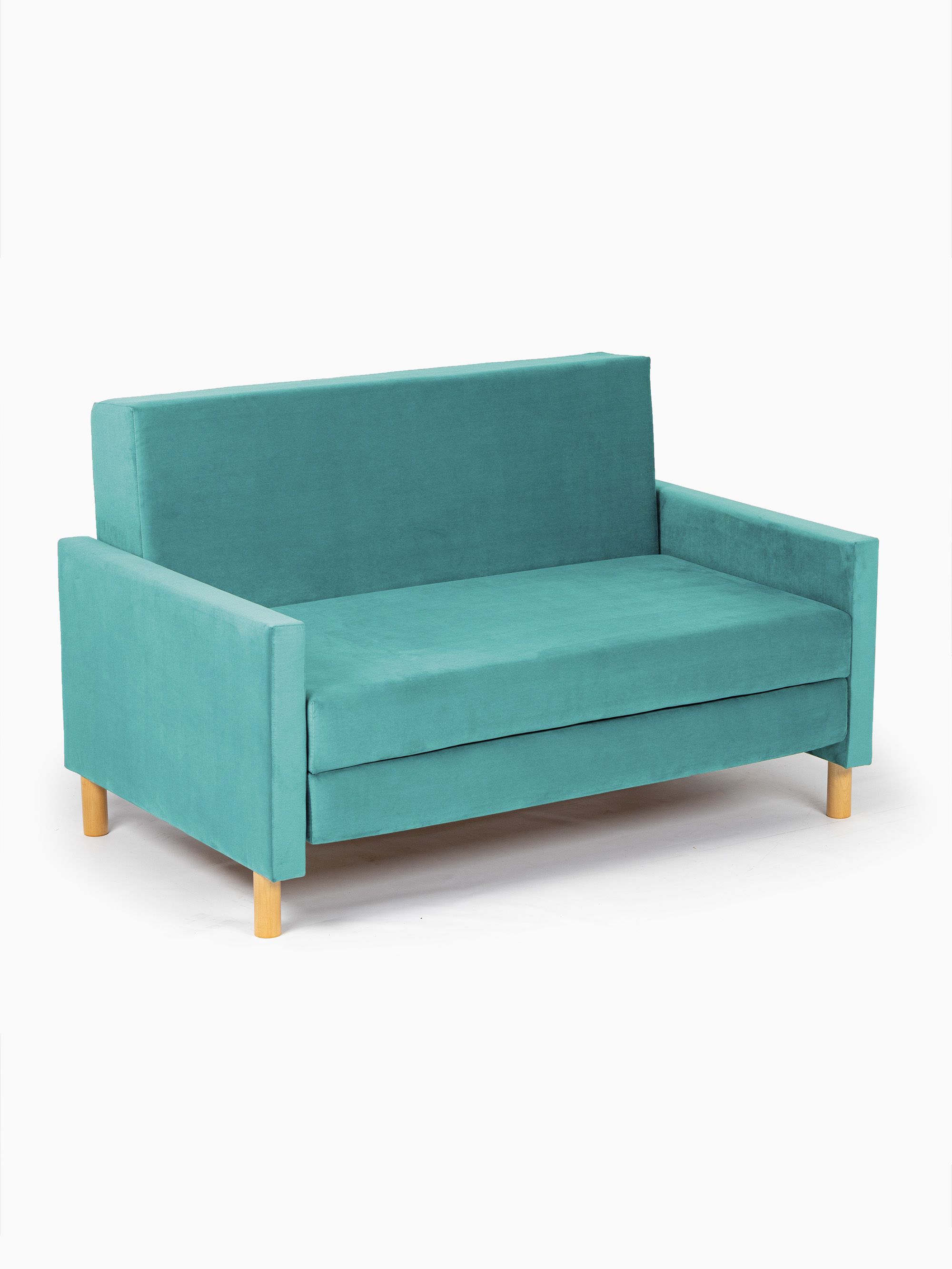 Диван-кровать "Этра" мятный раскладной велюр двуспальный Divan24 в цвете Мятный - вид 8 | Артикул: 77400408