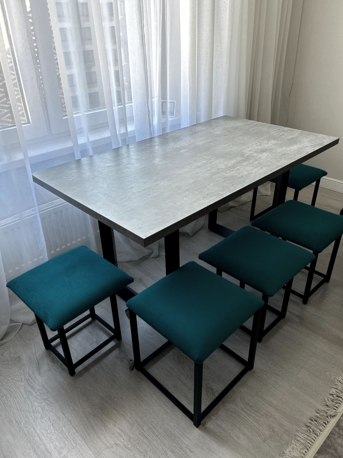 Пуф "Трансформер 5 в 1" 45x45x43 см, изумрудный велюр, Divan24 в цвете Изумрудный (зеленый) - вид 6 | Артикул: 77400542