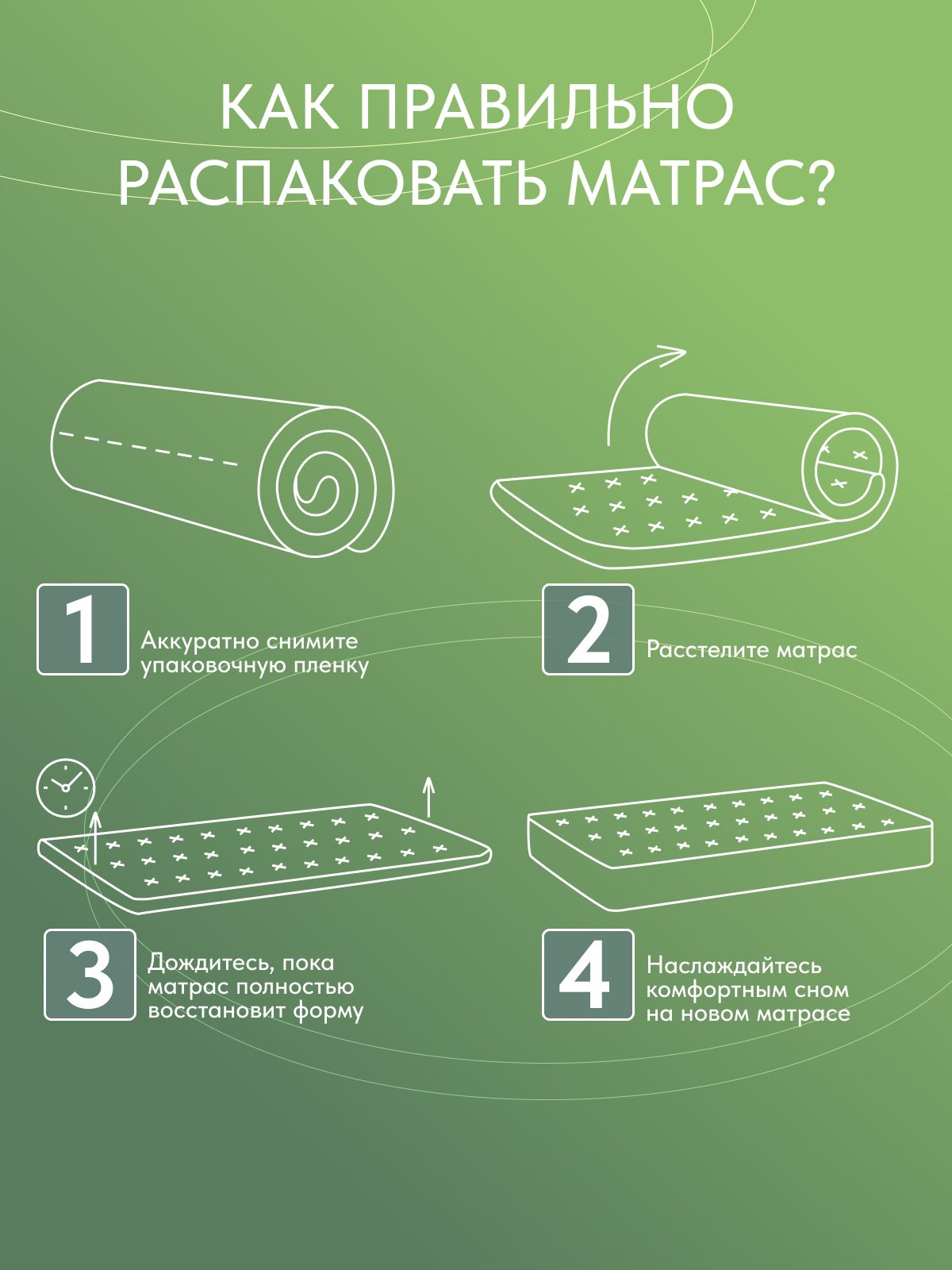 Анатомический матрас Сонима, 120x200 см, независимые пружины в цвете Белый - вид 3 | Артикул: 77400843