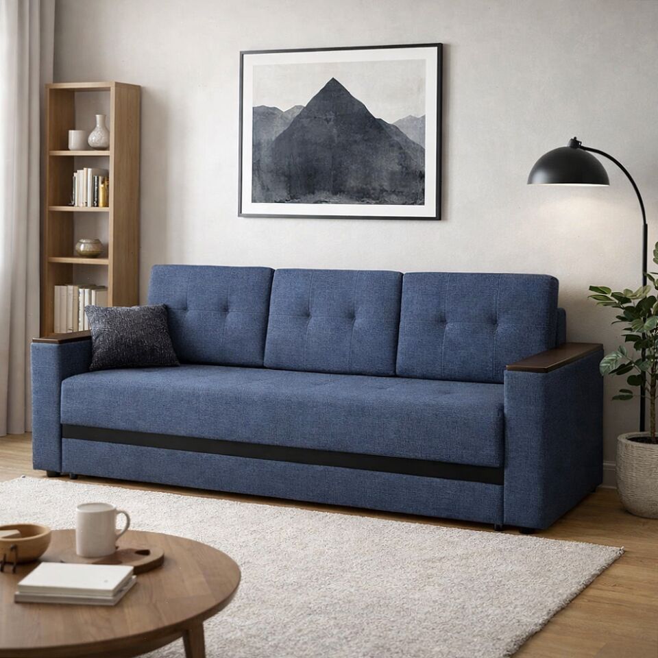 Мичиган синий рогожка 70300311