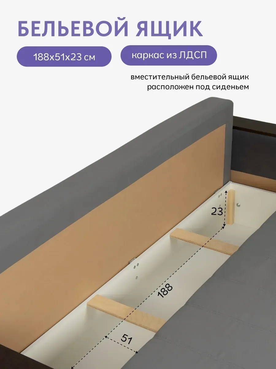 Мичиган серый велюр 70310352 - миниатюра 6