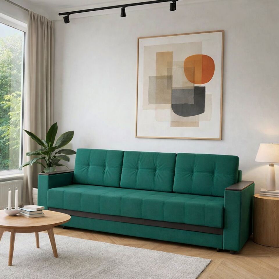 Мичиган зеленый велюр 70310396