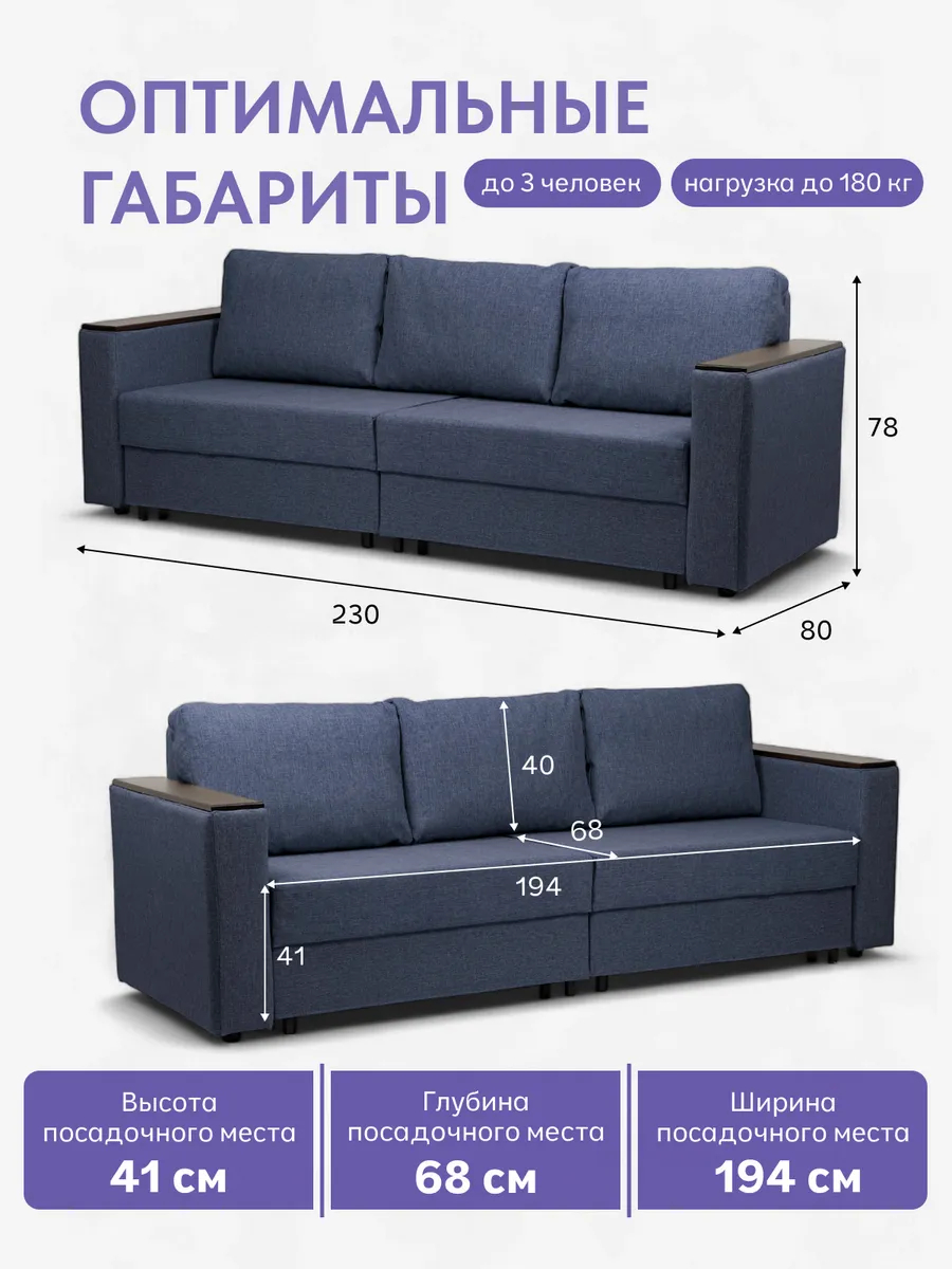 Сарагоса синий рогожка 77400187 - миниатюра 2