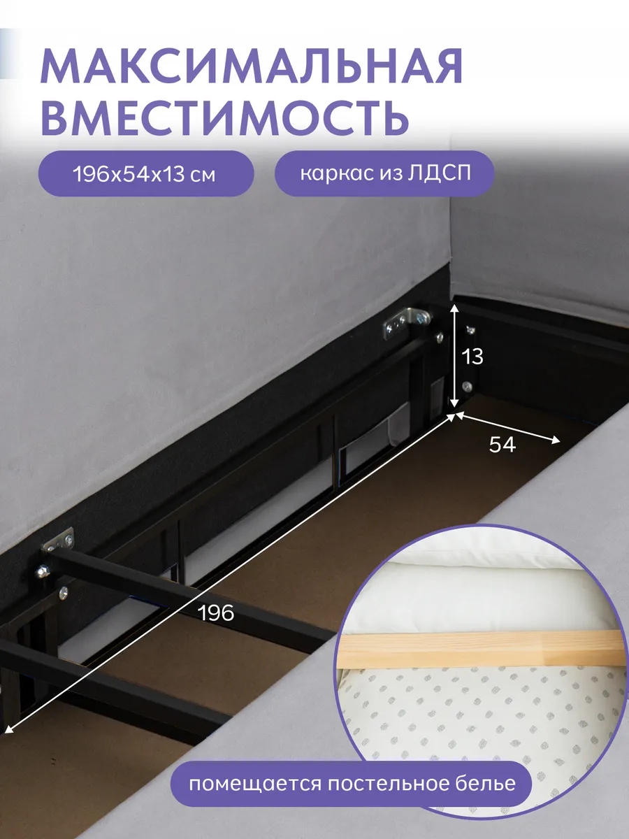 Сарагоса серый велюр 77400188 - миниатюра 6