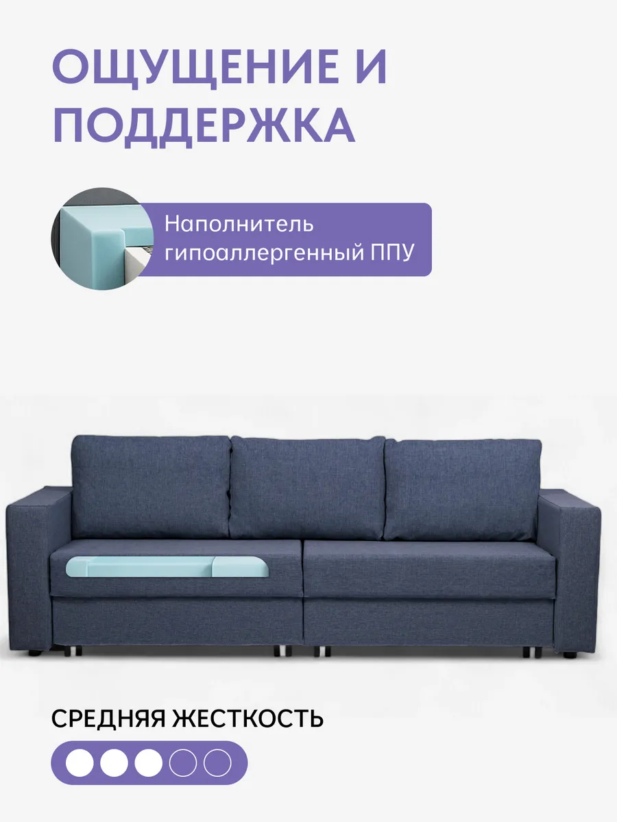 Аликанте синий рогожка 77400195 - миниатюра 5