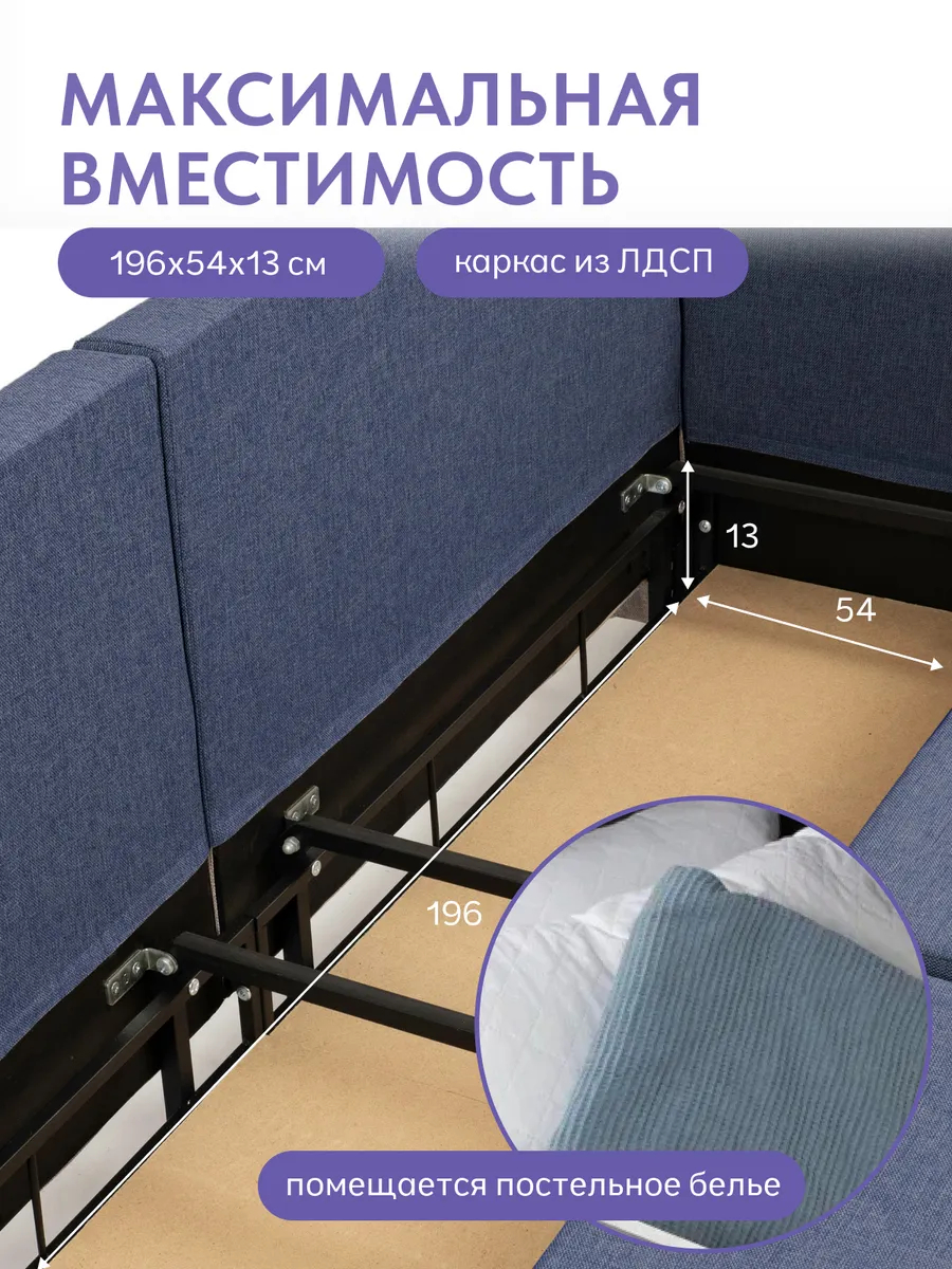 Аликанте синий рогожка 77400195 - миниатюра 6