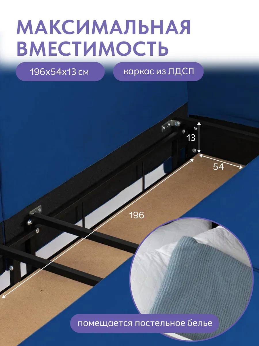 Аликанте синий велюр 77400205 - миниатюра 6