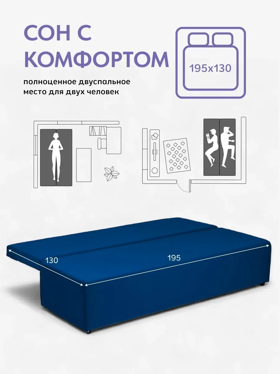 Крит прямой синий велюр 77400231 - миниатюра 4