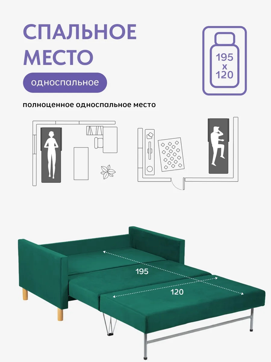 Этра, Этра Люкс изумрудный (зеленый) велюр 77400409 - миниатюра 4