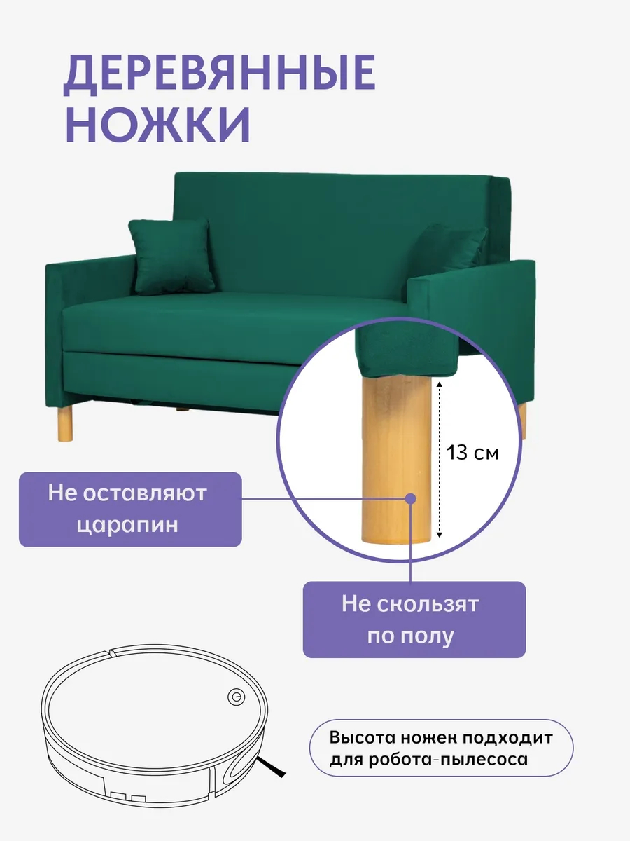 Этра, Этра Люкс изумрудный (зеленый) велюр 77400409 - миниатюра 8