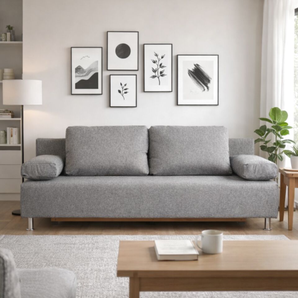 Морис свет серый рогожка 77400426 - фото 1