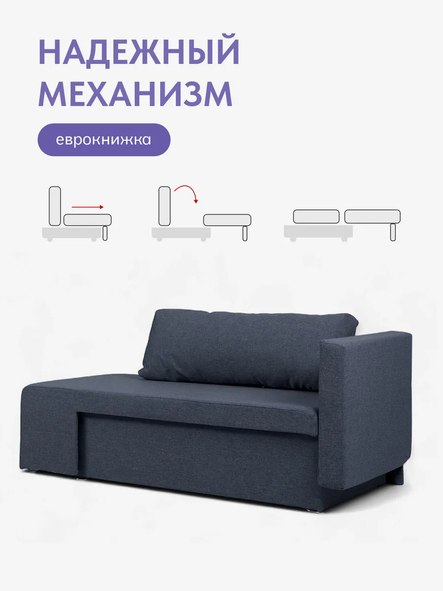 Дуэ синий рогожка 77400440 - миниатюра 3