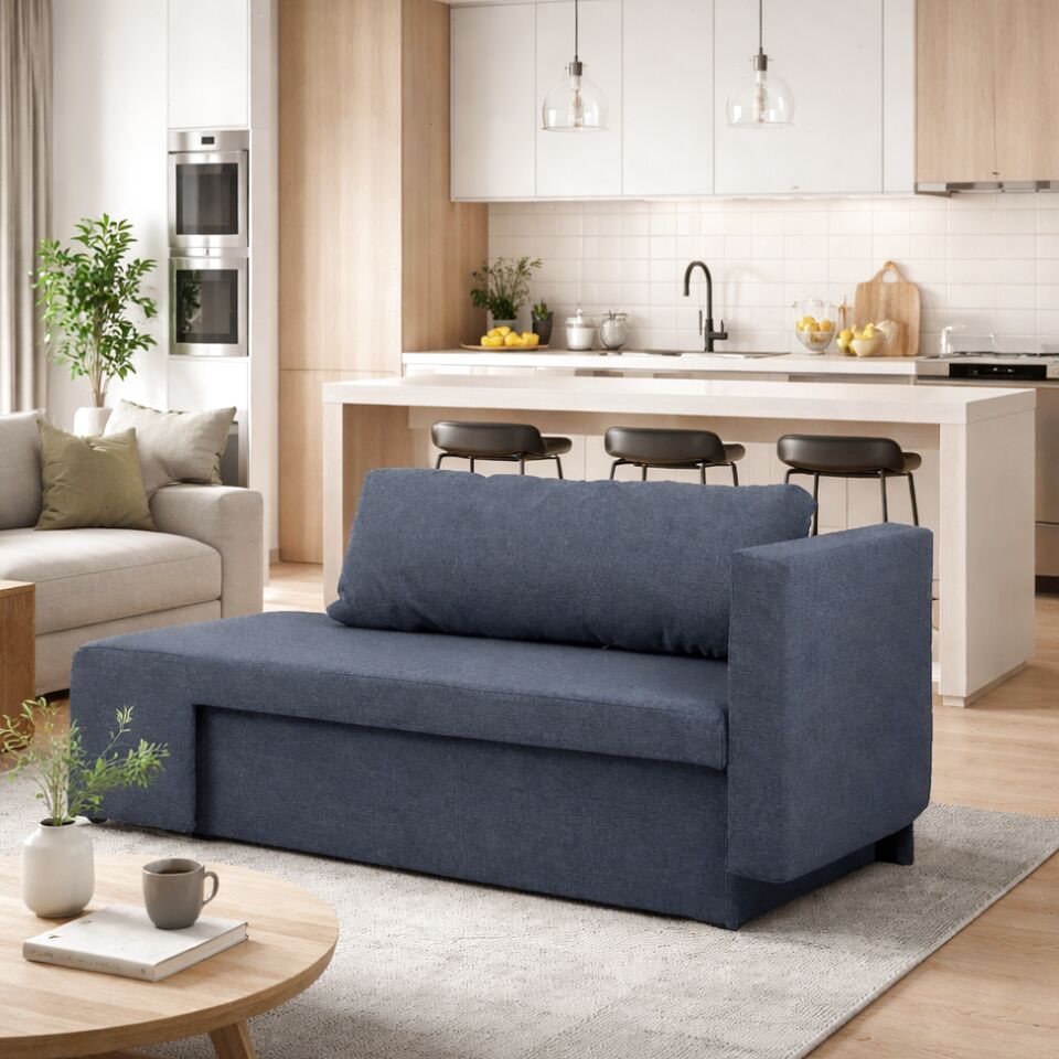 Дуэ синий рогожка 77400440