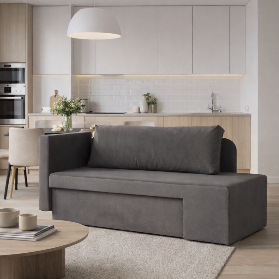 Дуэ серый велюр 77400586