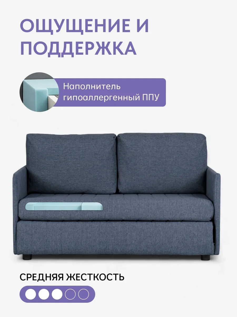 Сиеста, Сиеста Лайт синий рогожка 77400717 - миниатюра 5