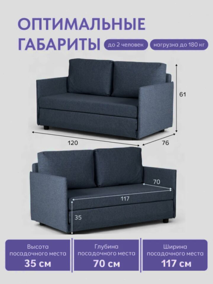 Сиеста, Сиеста Лайт Сиеста Лайт синяя рогожка 77400805 - миниатюра 2