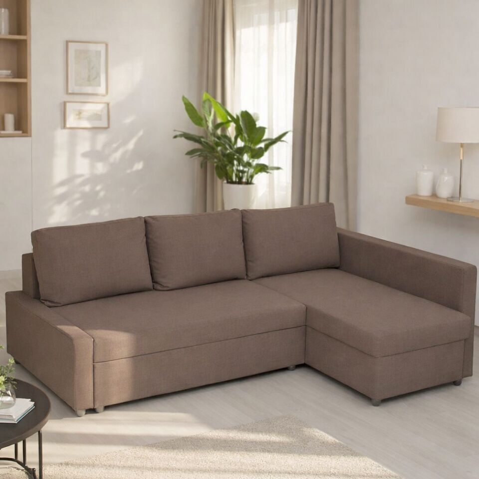 Угловой Мансберг кофейный рогожка 77400835 - фото 1