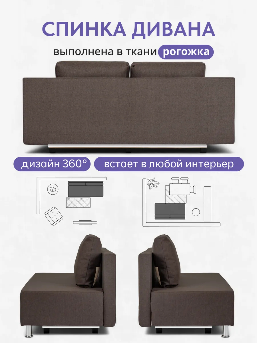 Парма кофейный рогожка 77400841 - миниатюра 7