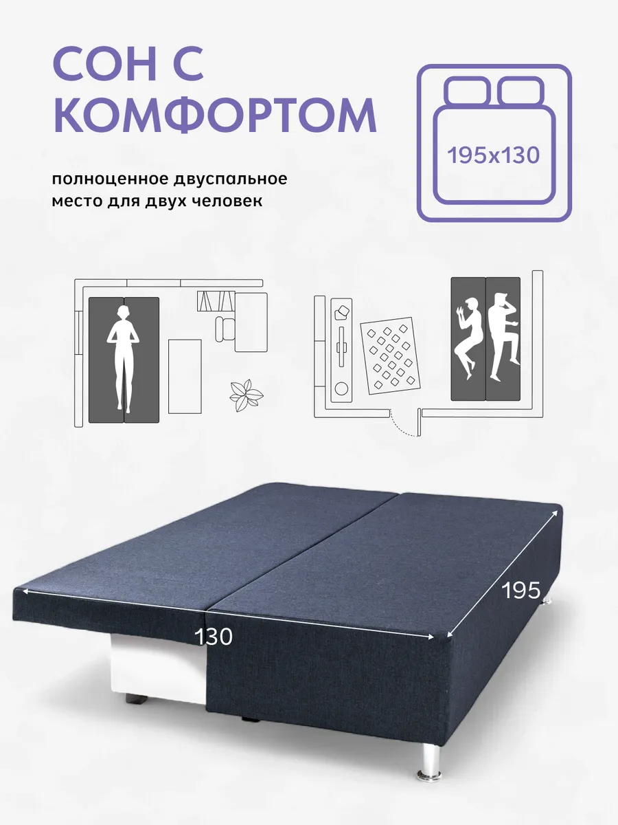 Парма синий рогожка 77400842 - миниатюра 4