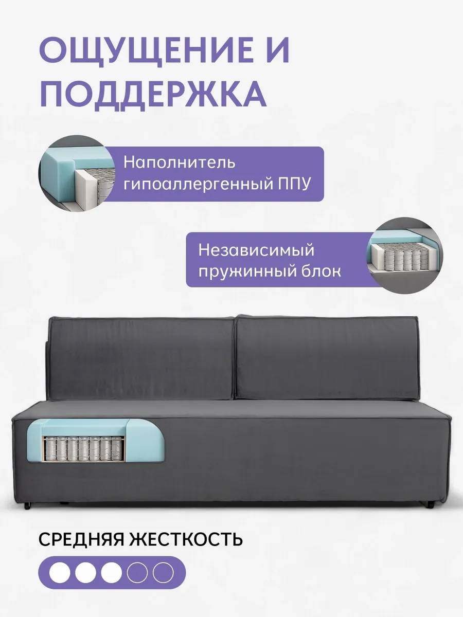 Манчестер серый велюр 77400903 - миниатюра 5