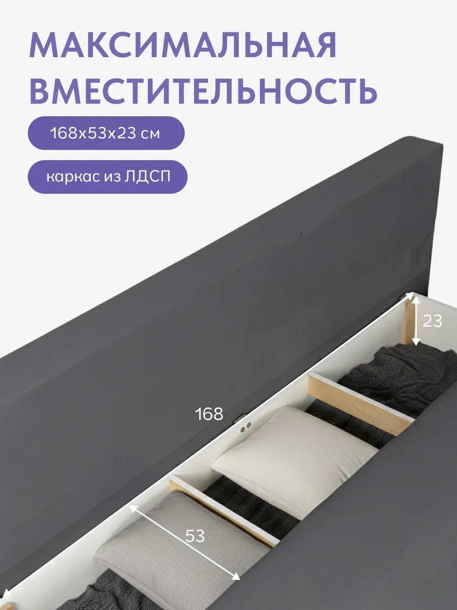 Манчестер серый велюр 77400903 - миниатюра 6