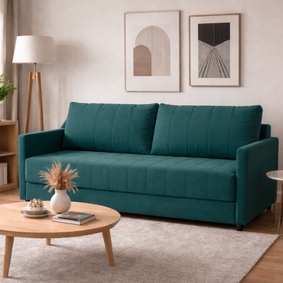 Макао зеленый велюр 77400940 - фото 1