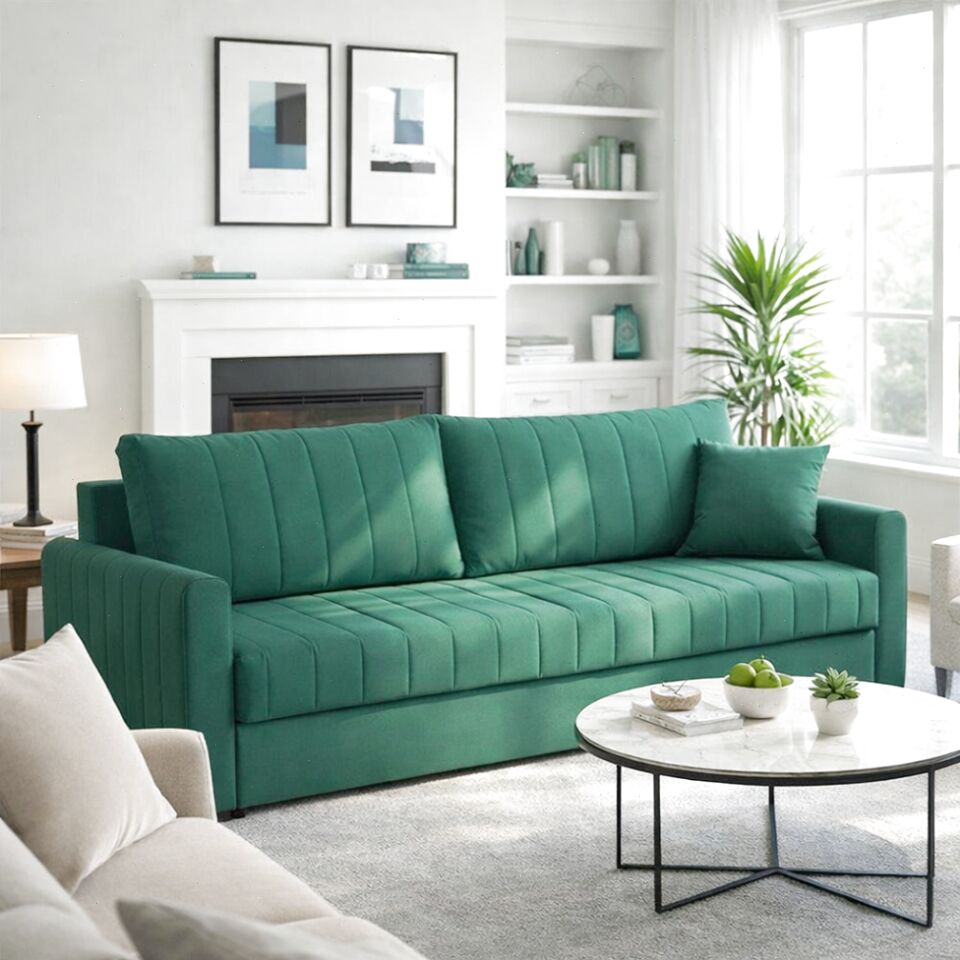 Гонконг зеленый велюр velutta lux33 77400942 - фото 1